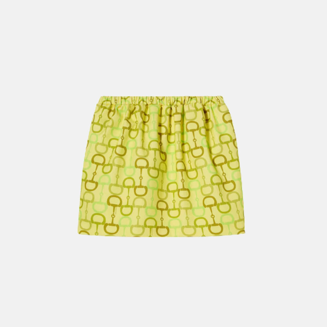 Printed Cotton Mini Skirt