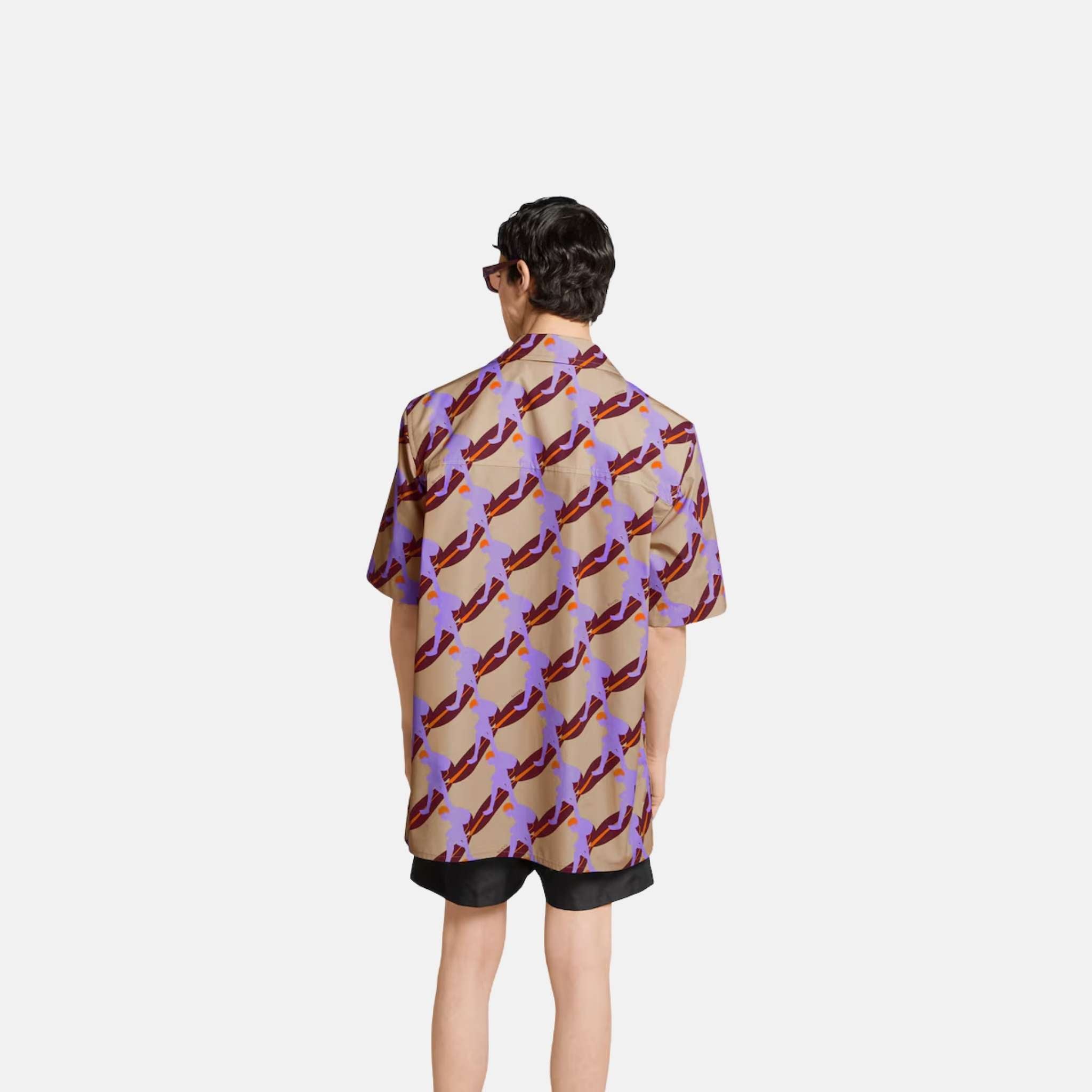Printed Light Cotton Poplin Shirt