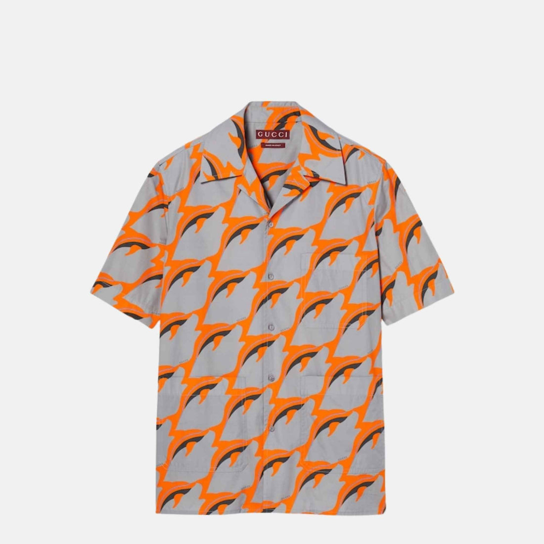 Printed Light Cotton Poplin Shirt