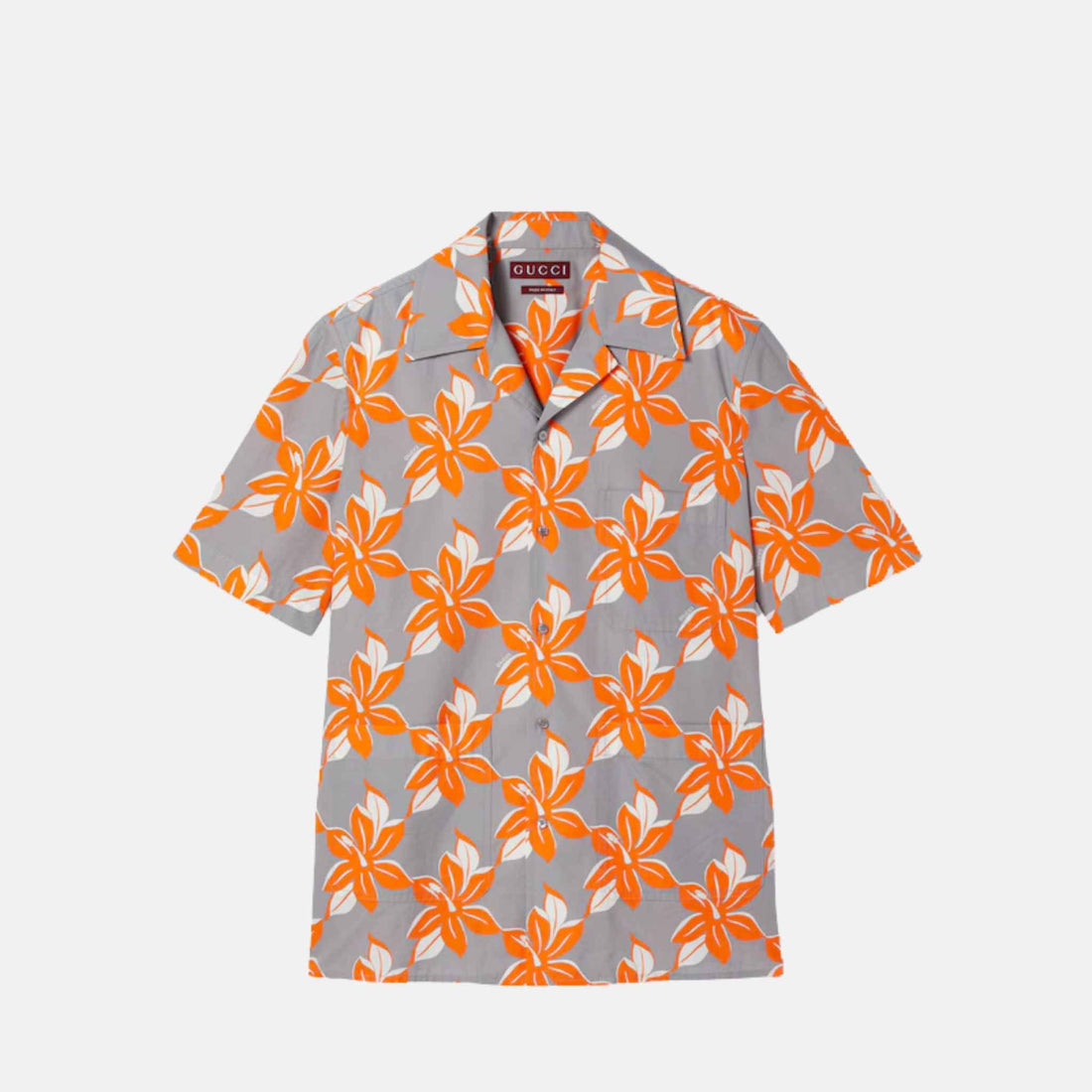 Printed Light Cotton Poplin Shirt