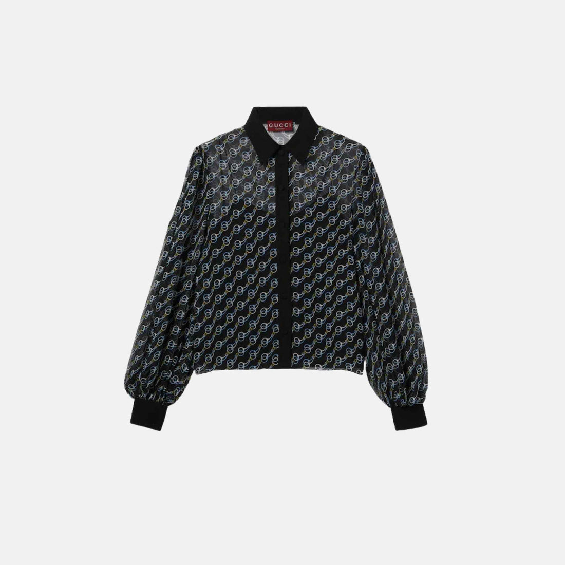 Printed Silk Creponne Shirt