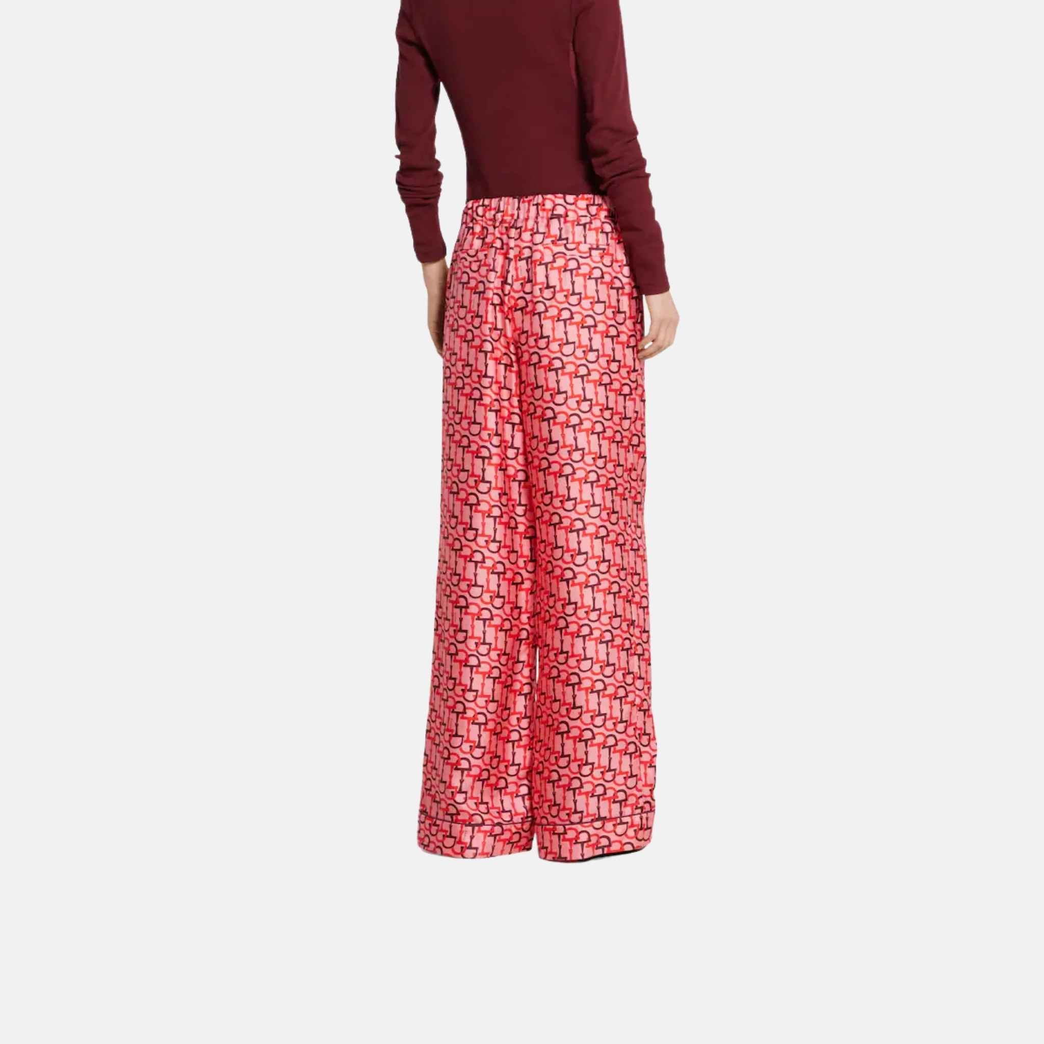 Printed Silk Pants