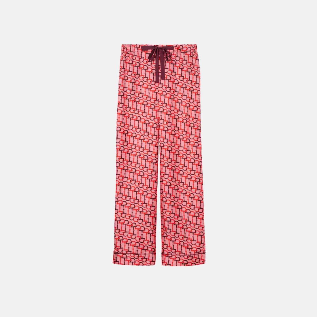 Printed Silk Pants