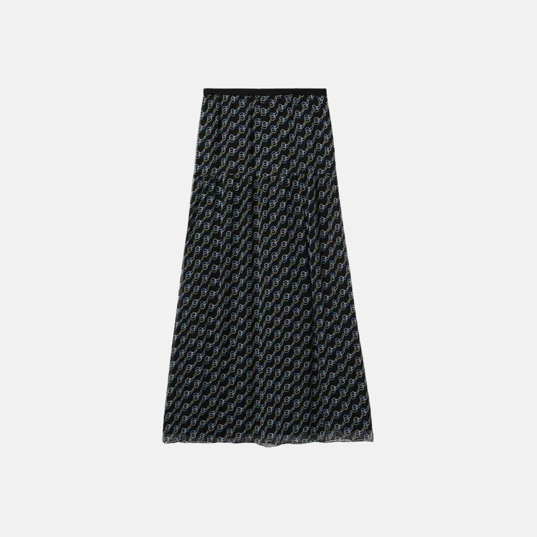 Printed Silk Skirt