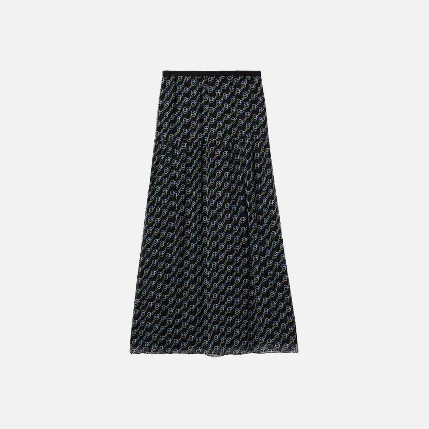 Printed Silk Skirt