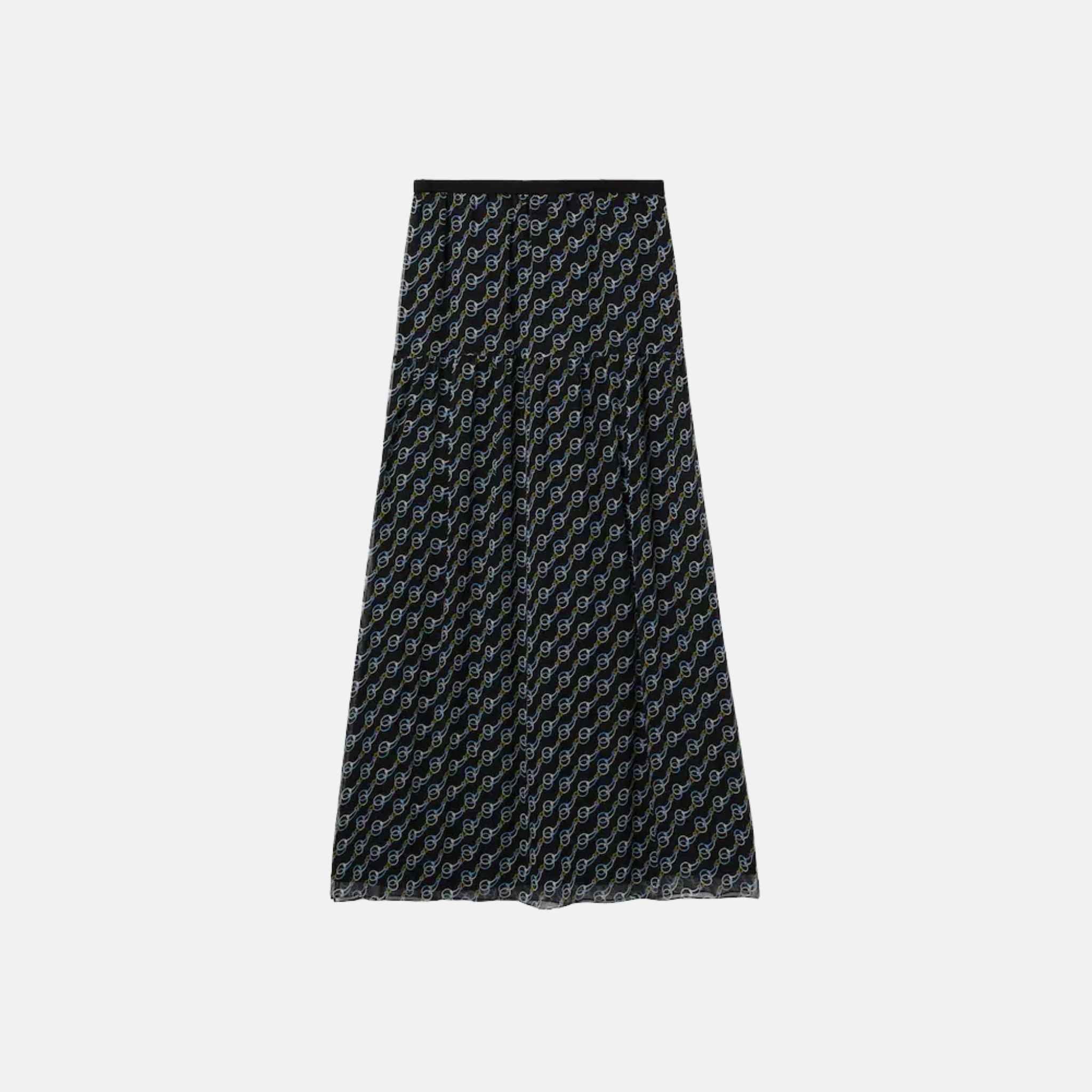 Printed Silk Skirt