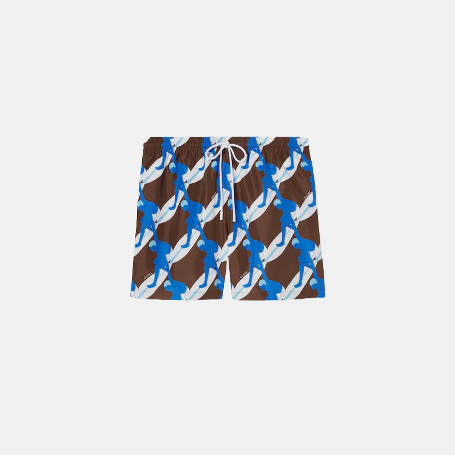 Printed Technical Poplin Swim Short