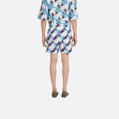Printed Technical Poplin Swim Short