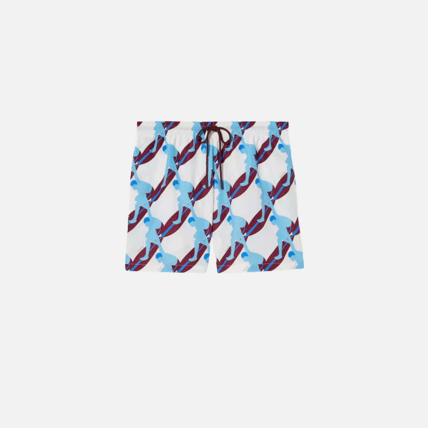 Printed Technical Poplin Swim Short