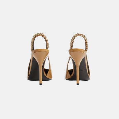 Signoria Slingback Patent Leather Pump