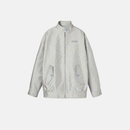 Silk Blend Floral Jacquard Jacket