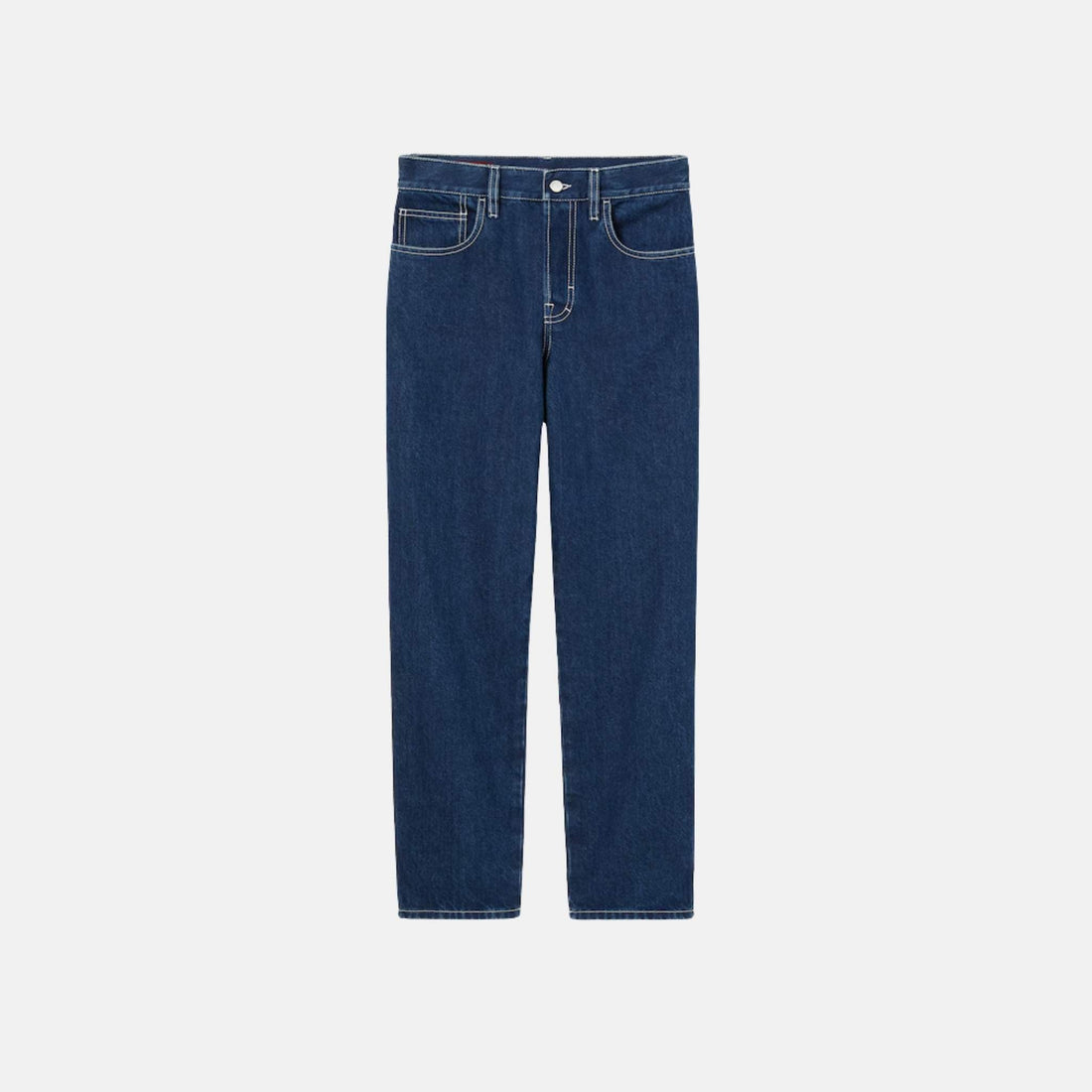 Slim Cropped Fit Lasered Denim Pants