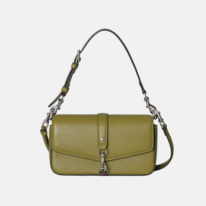 Small Crossbody Bag With Hook Closure