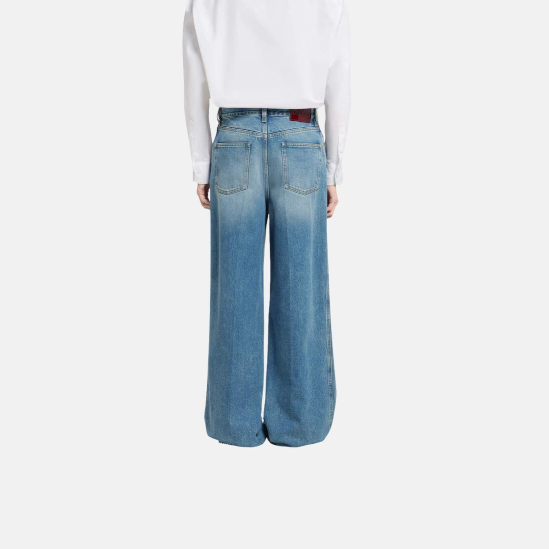Wide Leg Denim Pants