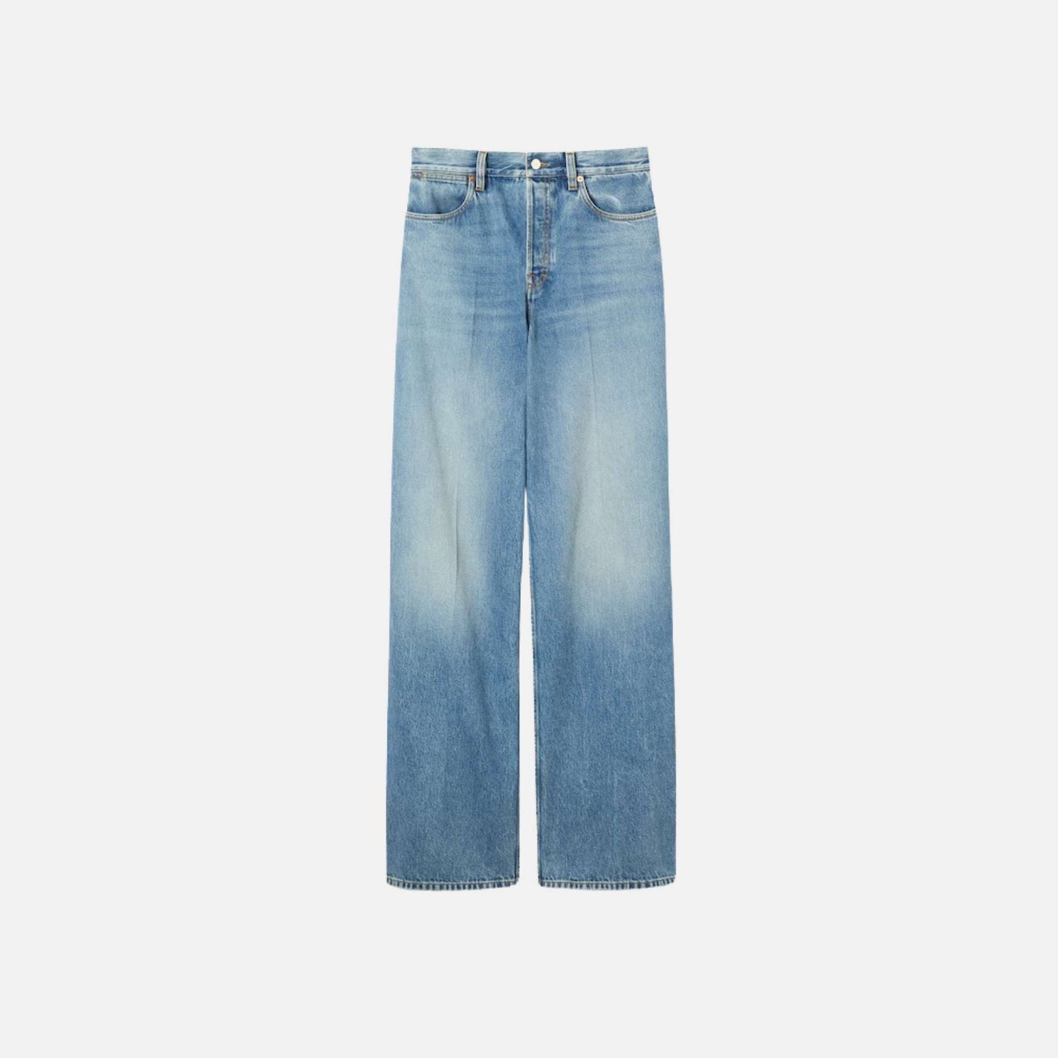Wide Leg Denim Pants
