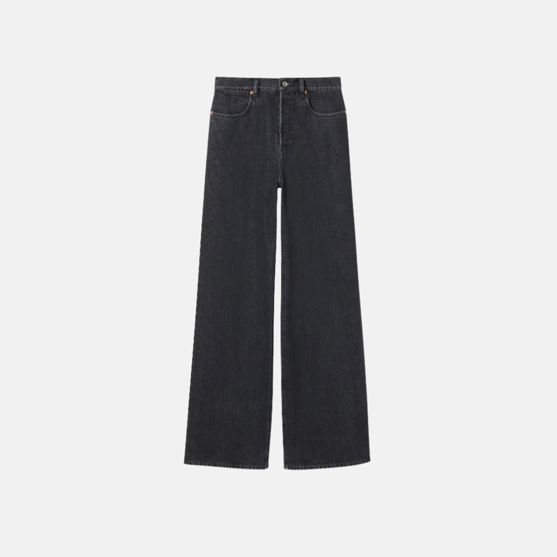 Wide Leg Denim Trousers