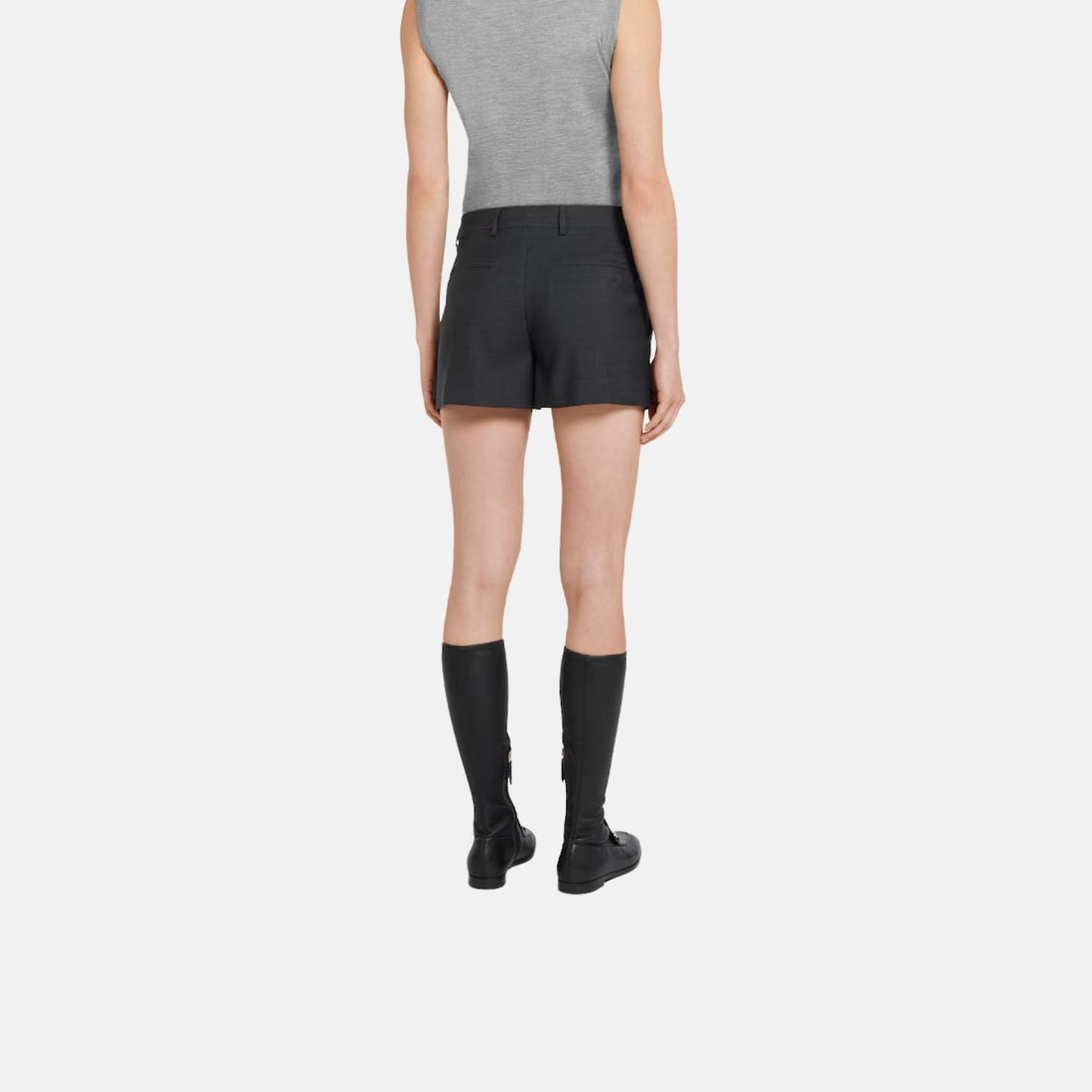 Wool Mini Shorts