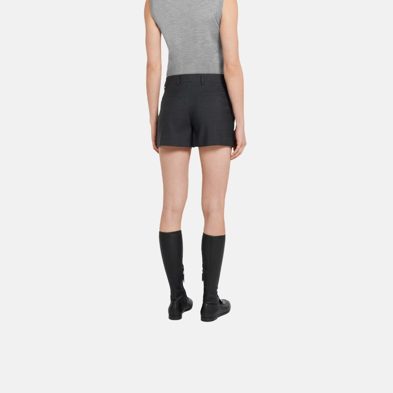 Wool Mini Shorts