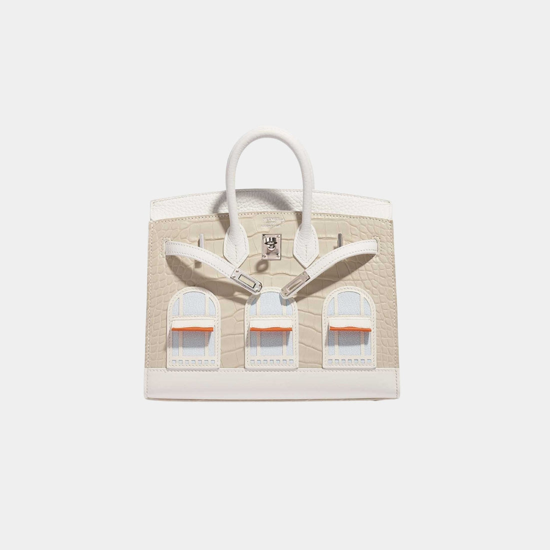 Birkin 20 Faubourg Snow White Sous La Neige PHW