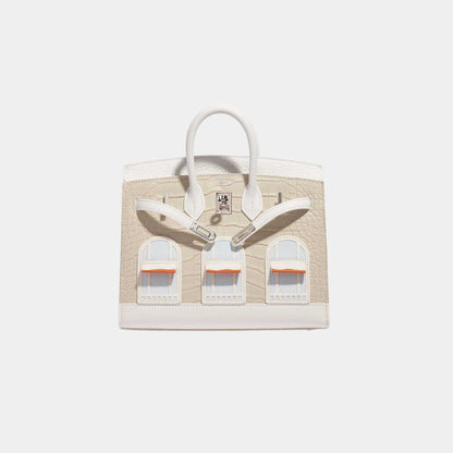 Birkin 20 Faubourg Snow White Sous La Neige PHW