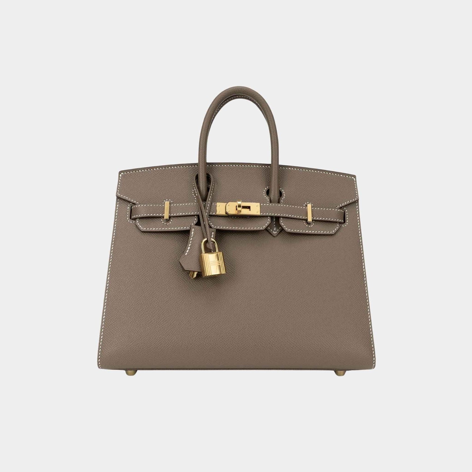 Birkin 25 Epsom Etoupe GHW