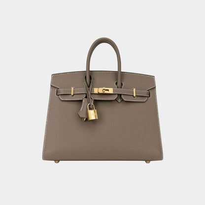 Birkin 25 Epsom Etoupe GHW