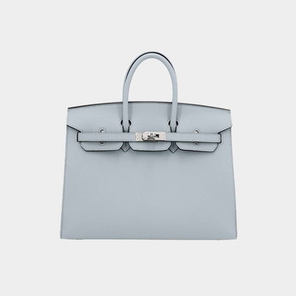 Birkin 25 Epsom Sellier Bleu Glacier PHW