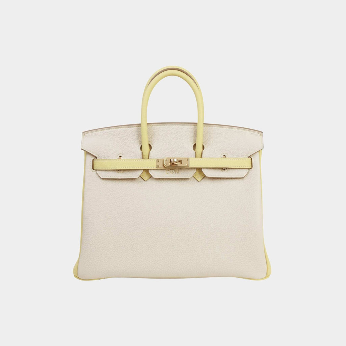 Birkin 25 HSS Togo Craie/Jaune Poussin PBHW