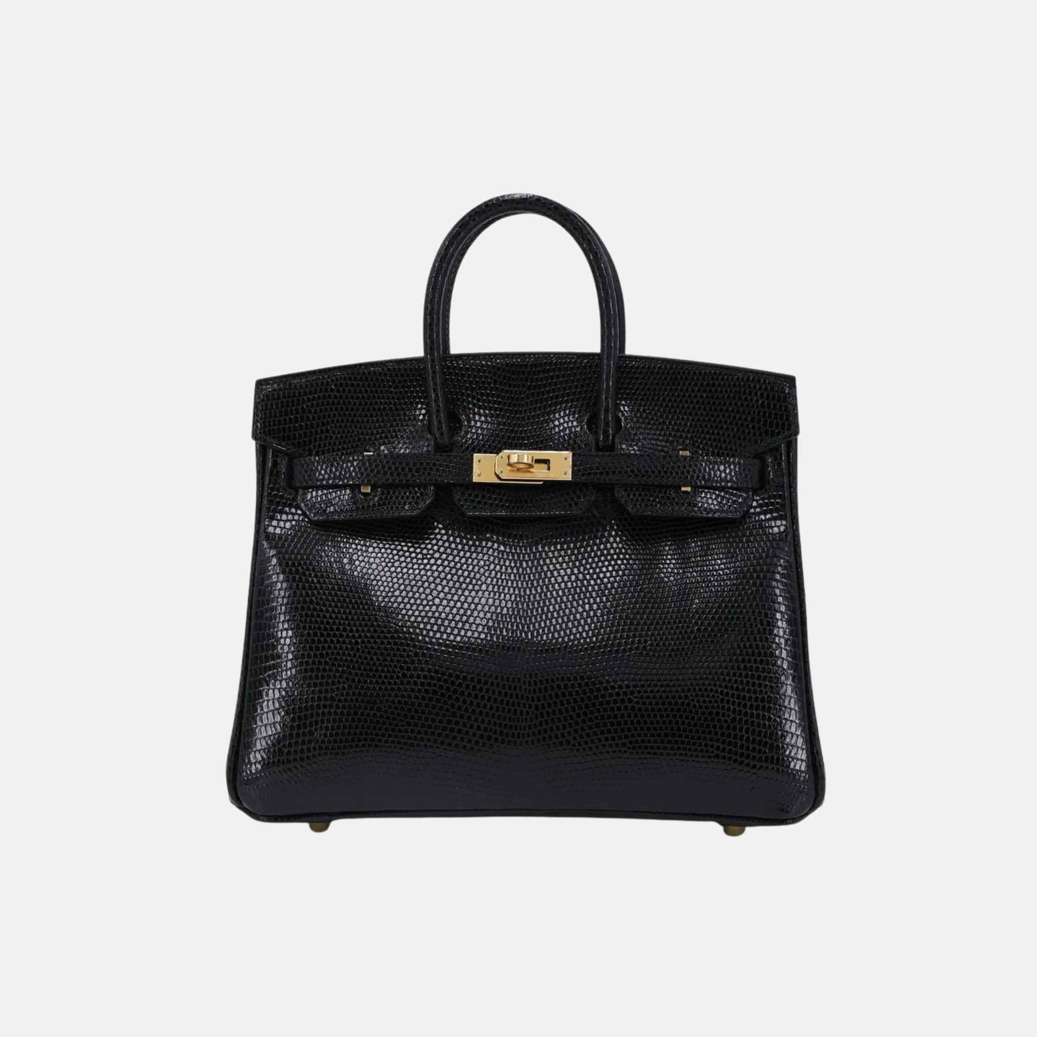Birkin 25 Lizard Black GHW