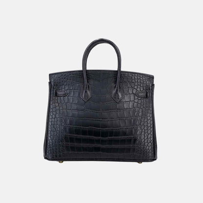 Birkin 25 Matte Alligator Black GHW