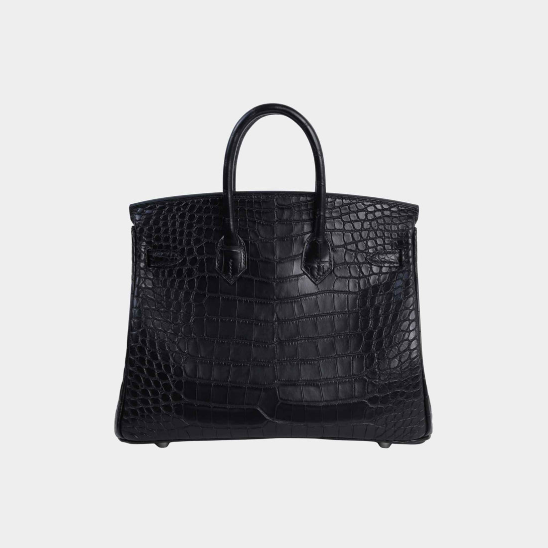 Birkin 25 Matte Alligator Black PHW