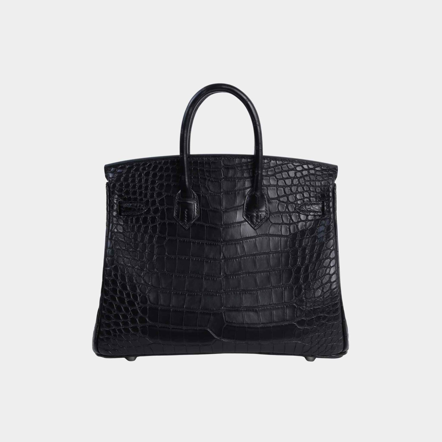 Birkin 25 Matte Alligator Black PHW