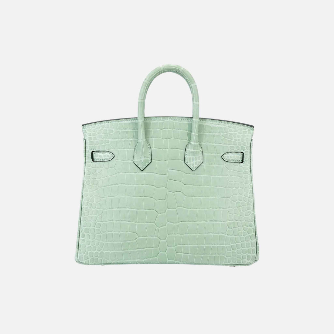 Birkin 25 Matte Porosus Crocodile Vert d’Eau GHW
