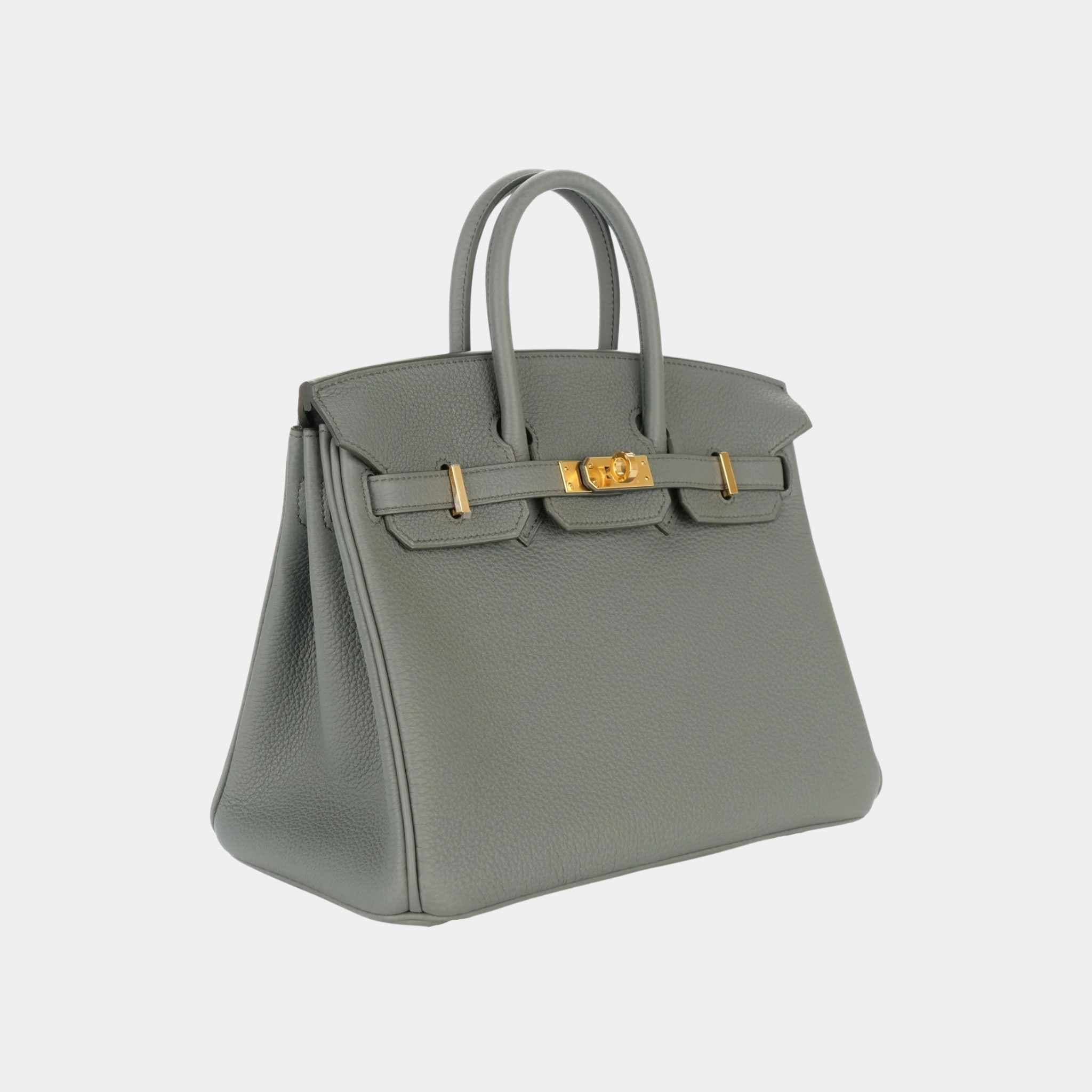 Birkin 25 Togo Vert Amande GHW