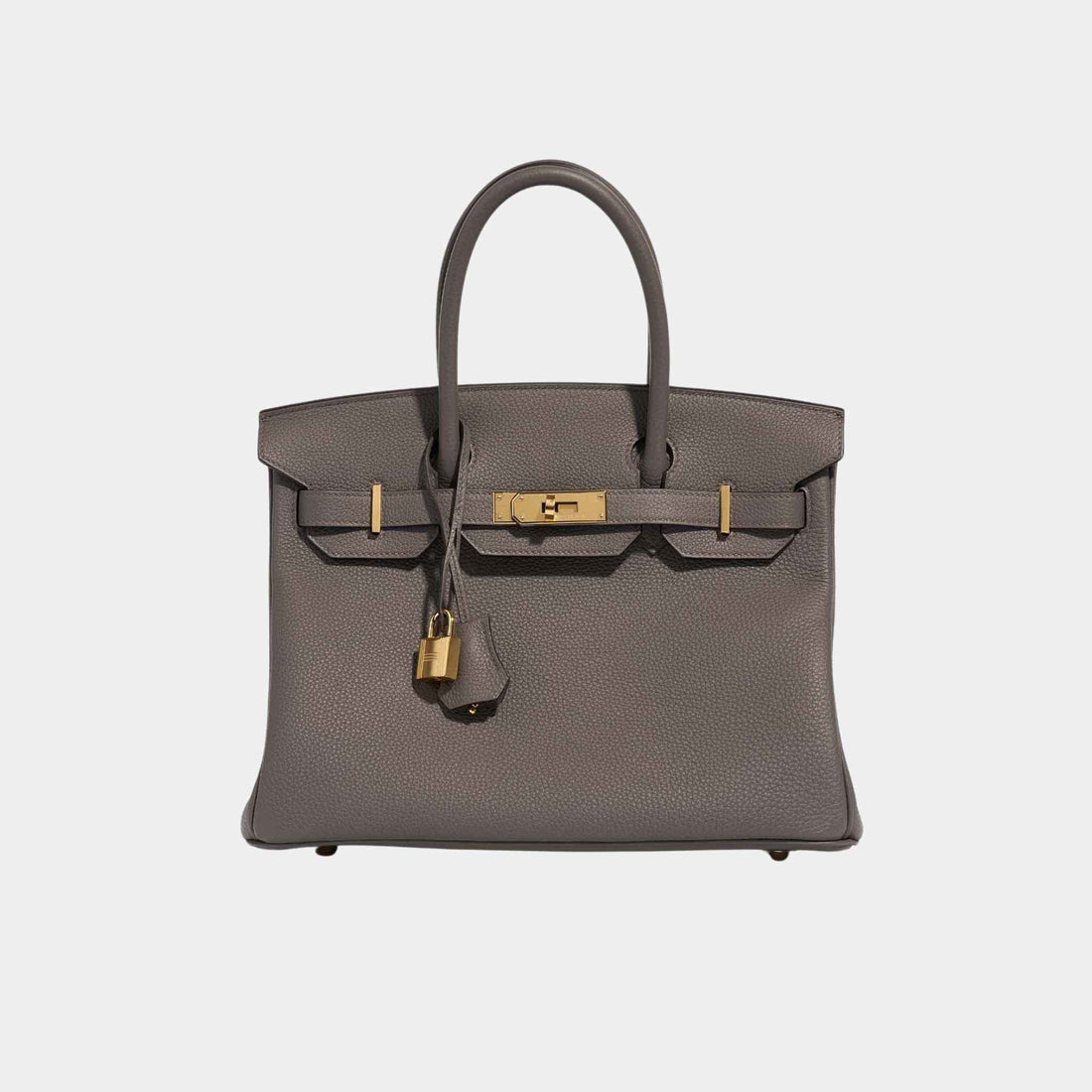 Birkin 30 Togo Gris Etain GHW