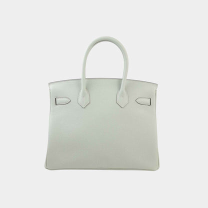 Birkin 30 Togo Gris Neve GHW