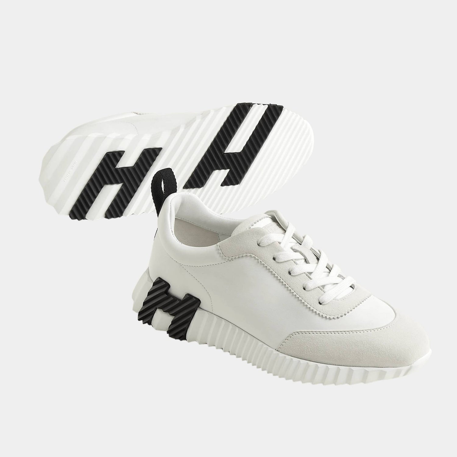 Bouncing Sneaker Calfskin and Suede Women