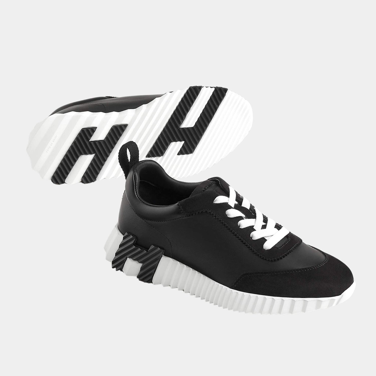 Bouncing Sneaker Calfskin and Suede Women