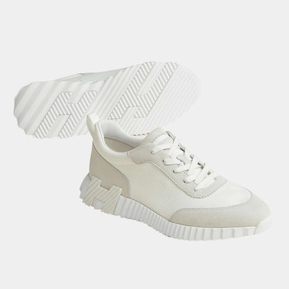 Bouncing Sneaker in Technical Mesh and Suede Men