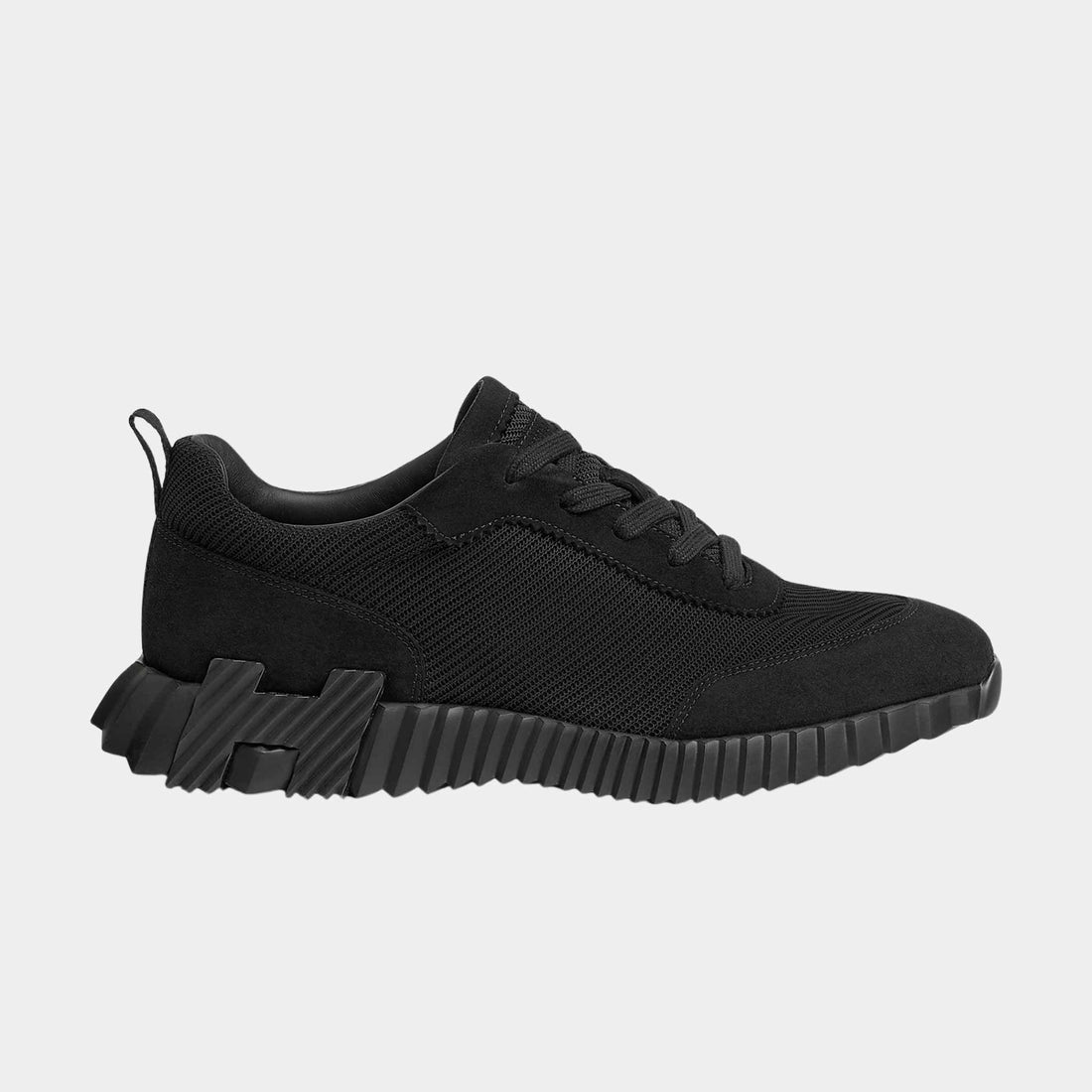 Bouncing Sneaker in Technical Mesh and Suede Men