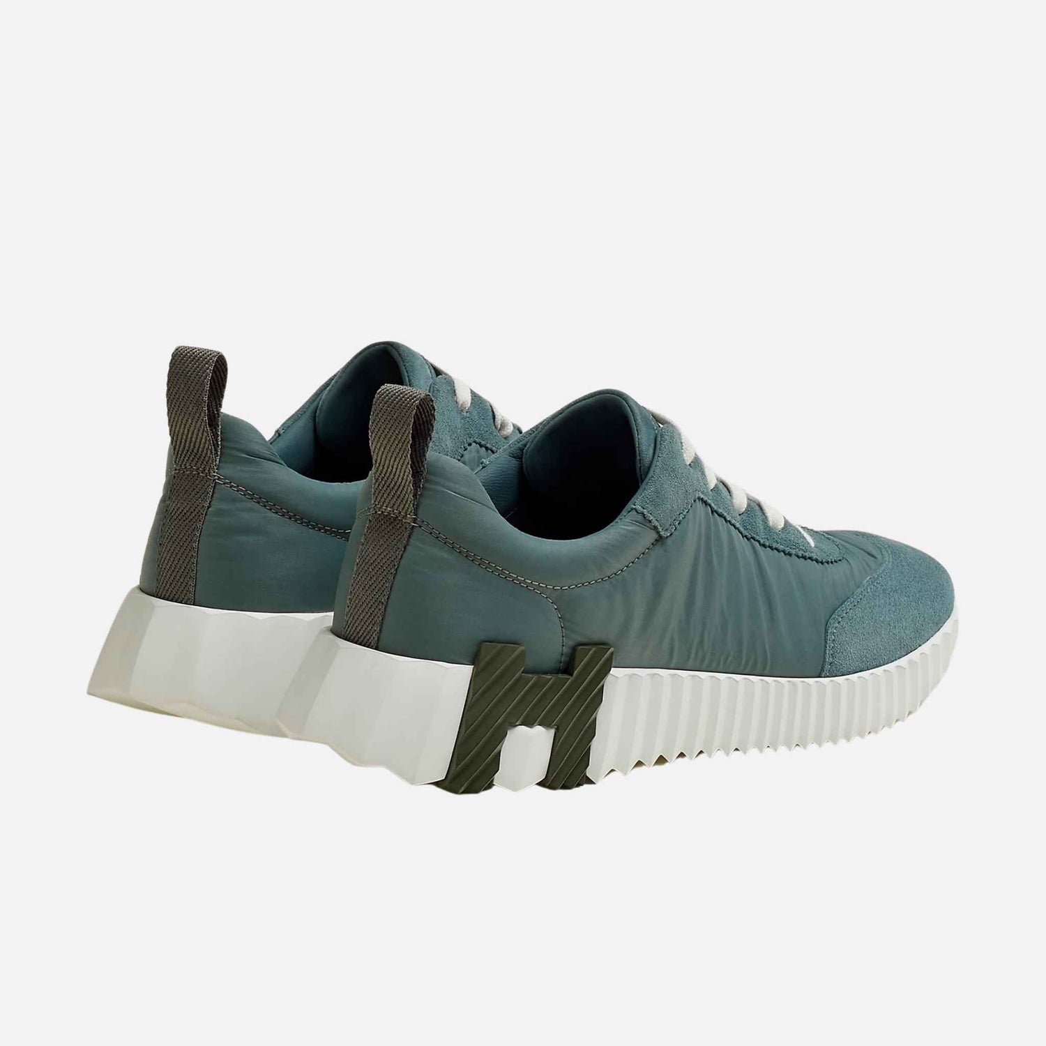 Bouncing Sneaker Parachute Fabric Suede Women