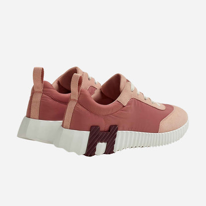 Bouncing Sneaker Parachute Fabric Suede Women