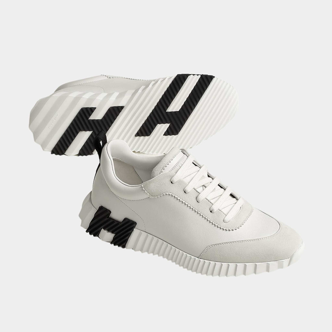 Bouncing Sneaker Suede Toe Cap Calfskin Men