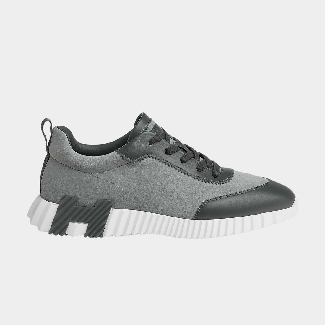 Bouncing Sneaker in Suede and Calfskin Men