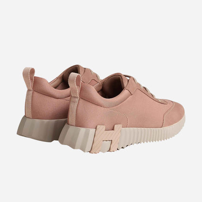 Bouncing Sneaker Technical Jersey Suede Women