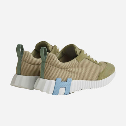 Bouncing Sneaker Technical Mesh Suede Women
