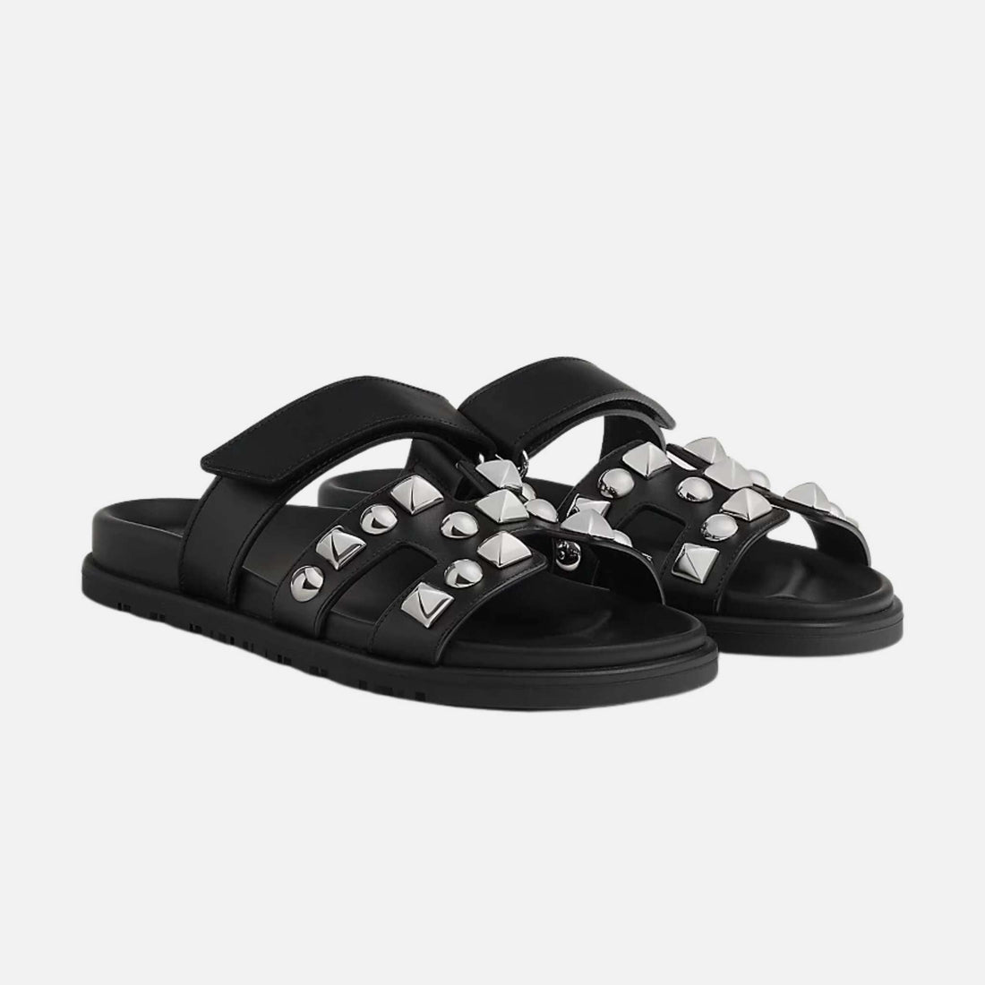 Chypre Sandal Calfskin With Medor Studs Women