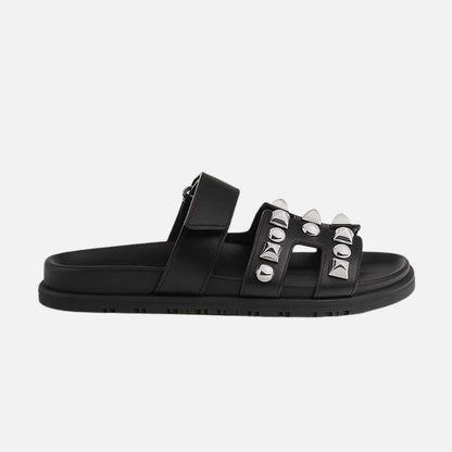 Chypre Sandal Calfskin With Medor Studs Women