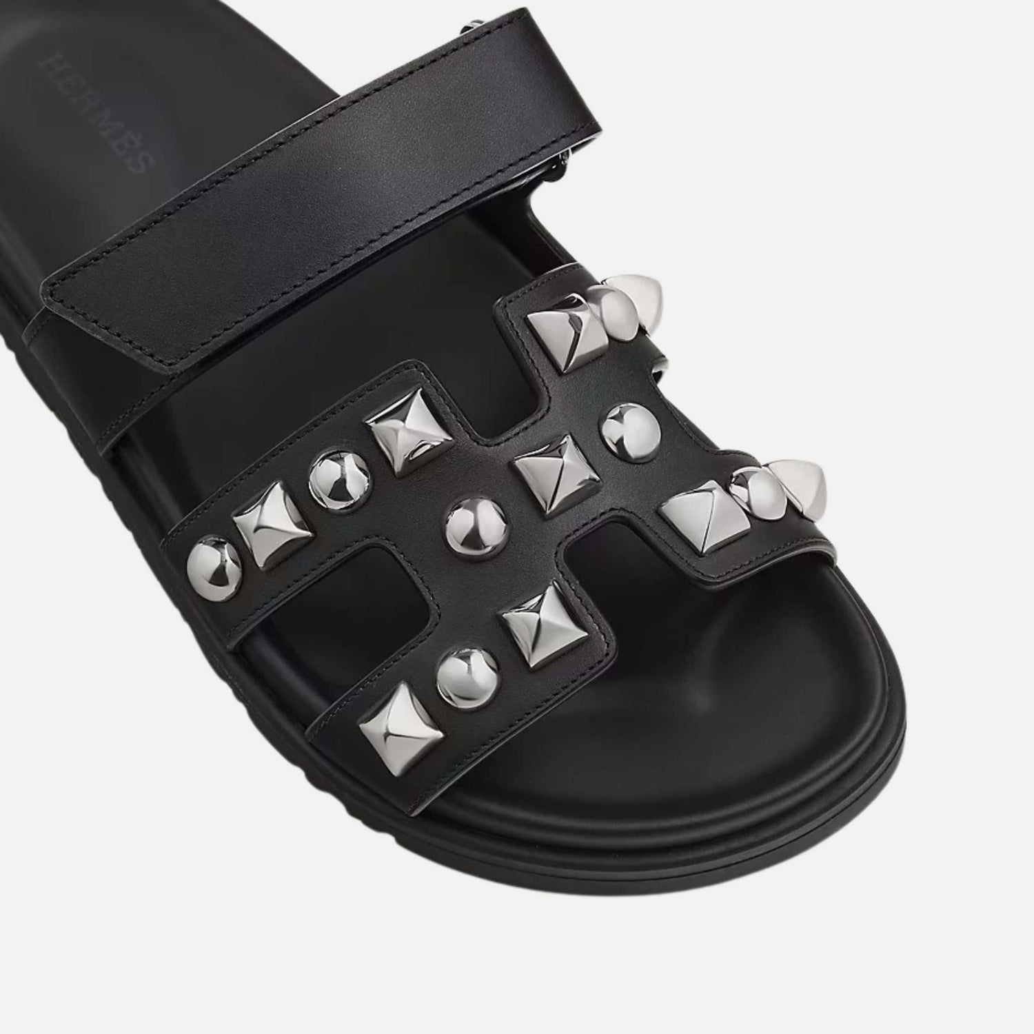 Chypre Sandal Calfskin With Medor Studs Women