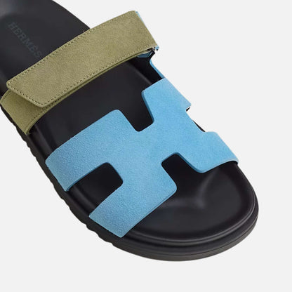 Chypre Sandal Duo Tone Suede Women